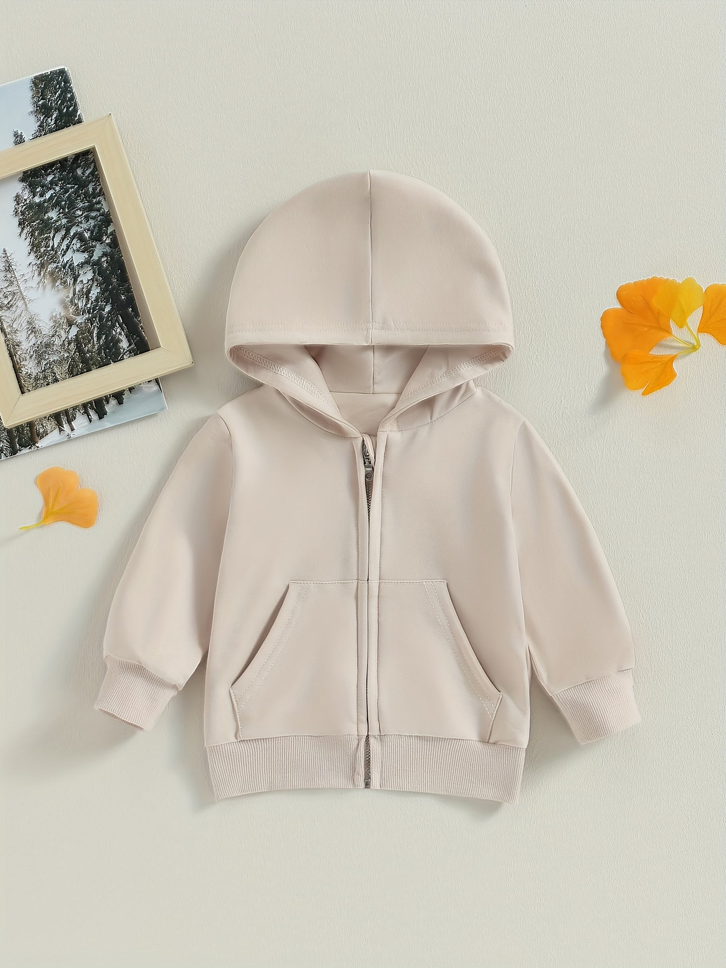 Toddler Boys & Girls Zip-Up Hooded Jacket