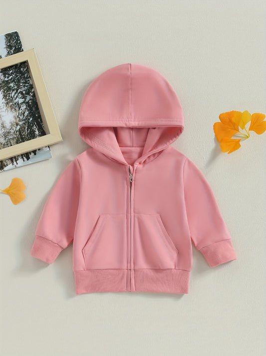 Toddler Boys & Girls Zip-Up Hooded Jacket