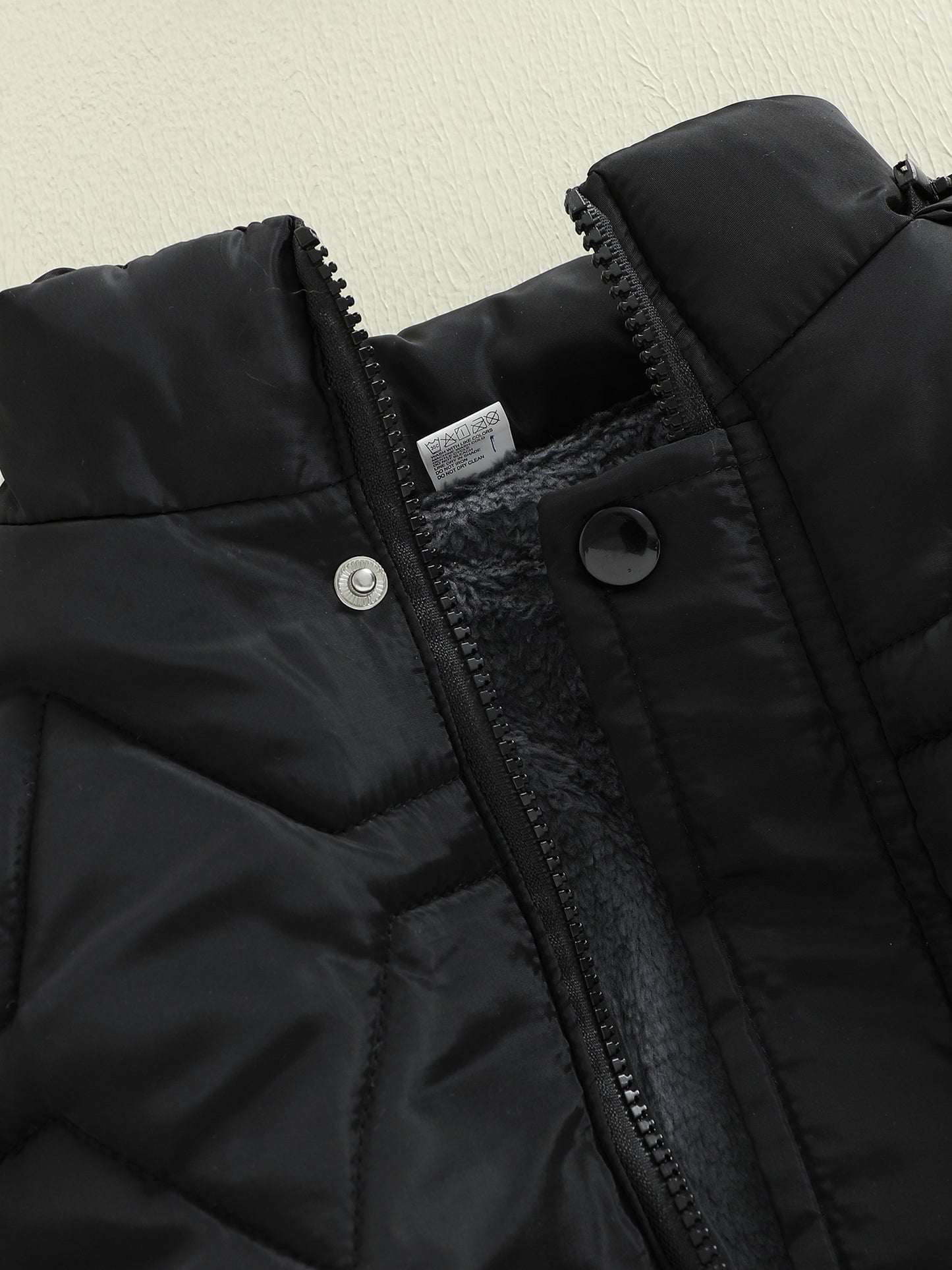 Boys' Thick Insulated Hooded Jacket