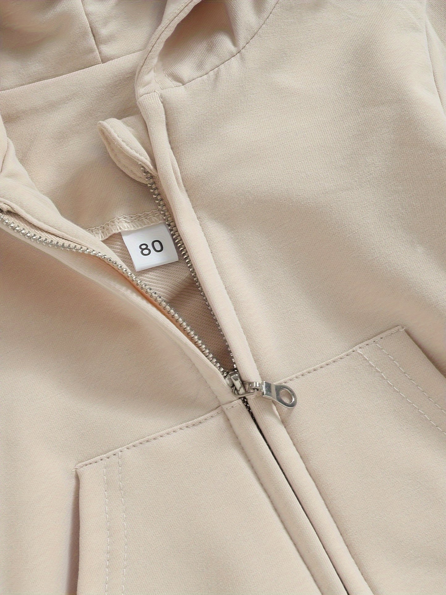 Toddler Boys & Girls Zip-Up Hooded Jacket