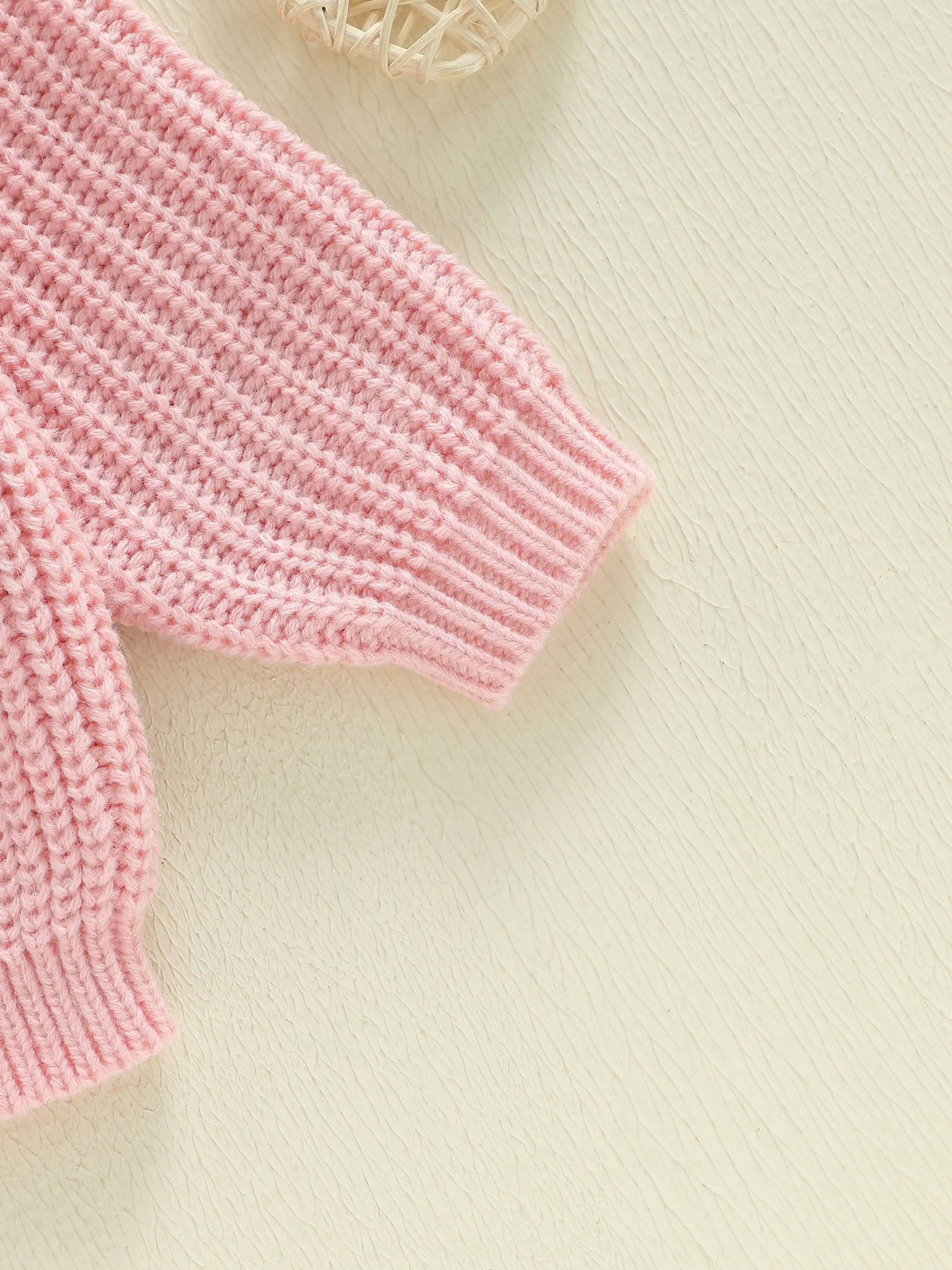 Girls Cotton Sweater (0–4 Years) – Soft & Comfortable