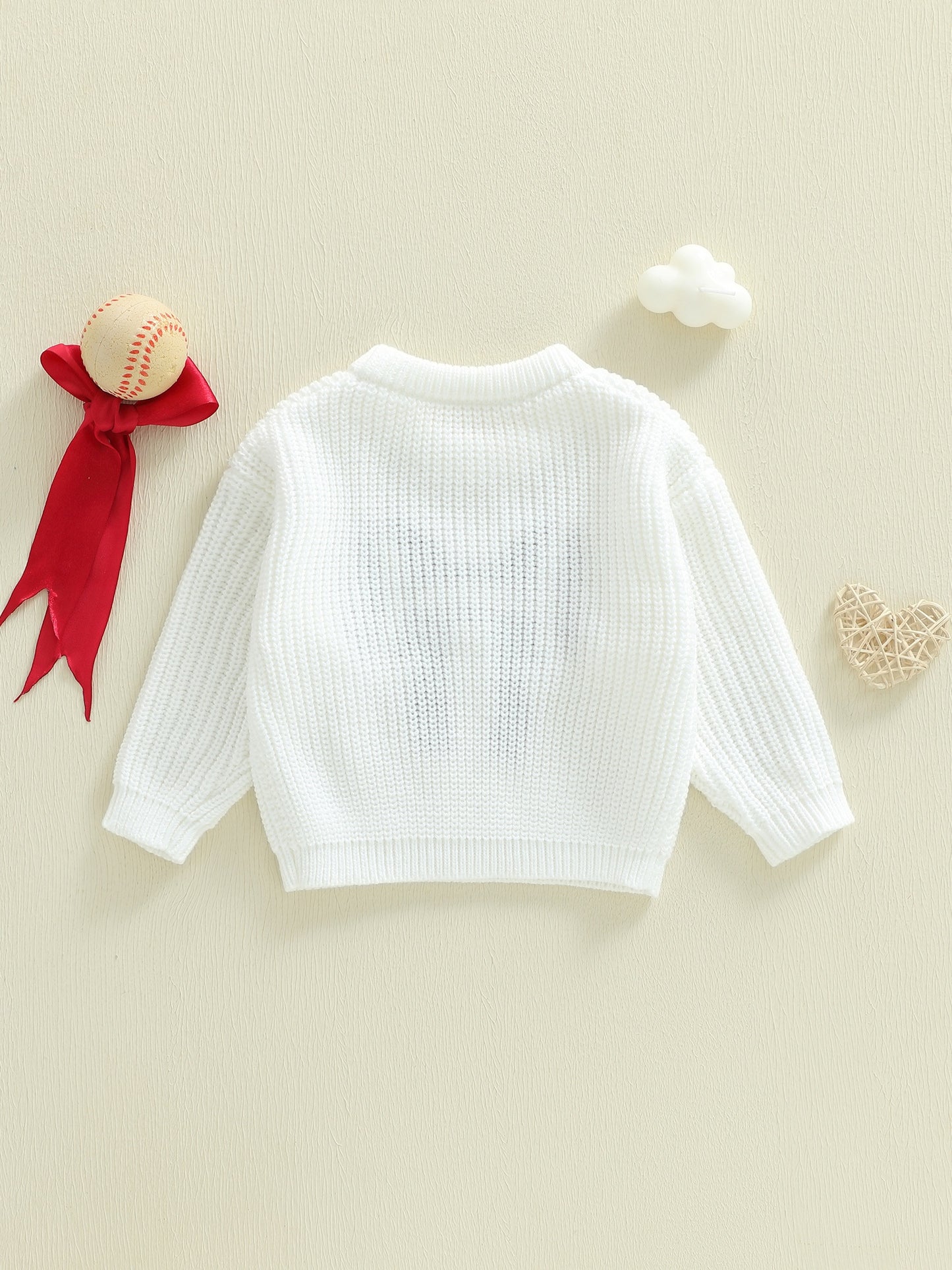 Girls Cotton Sweater (0–4 Years) – Soft & Comfortable