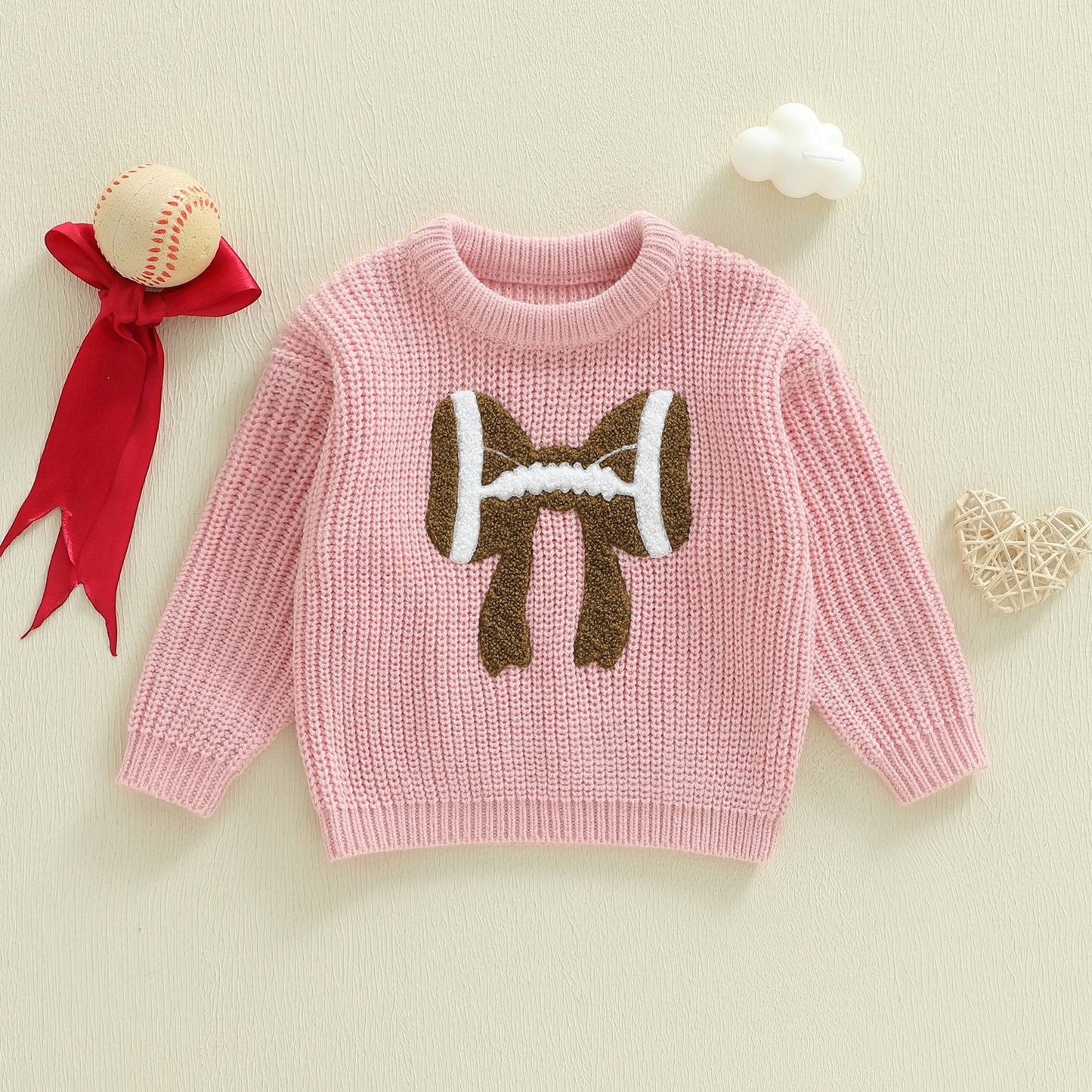 Girls Cotton Sweater (0–4 Years) – Soft & Comfortable